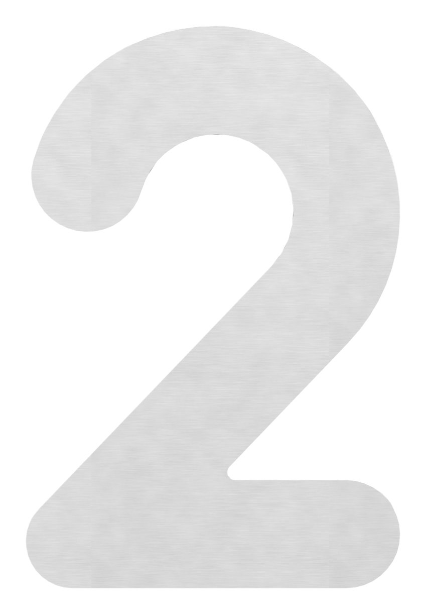 Hausnummer 2 - "groß", V2A