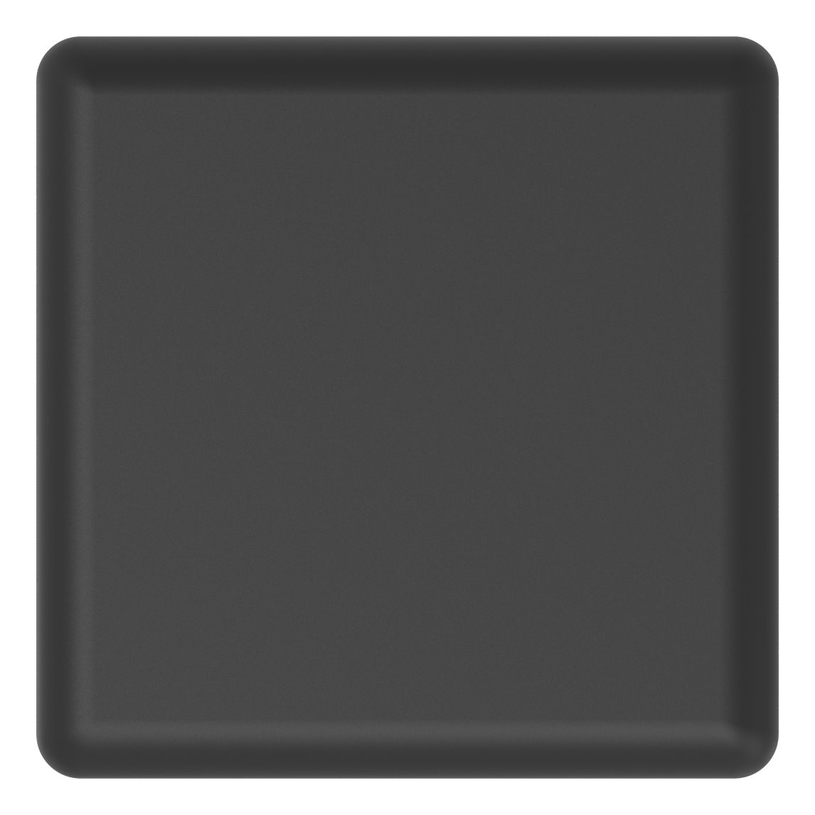Kunststoffkappe für Quadratrohr 25x25mm