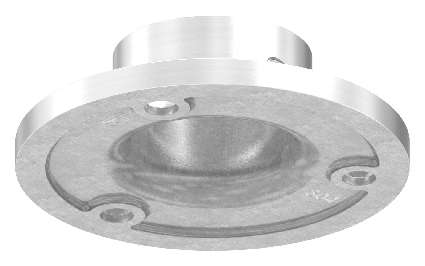 Wand- und Bodenanker, für Rohr 26,9mm, V2A