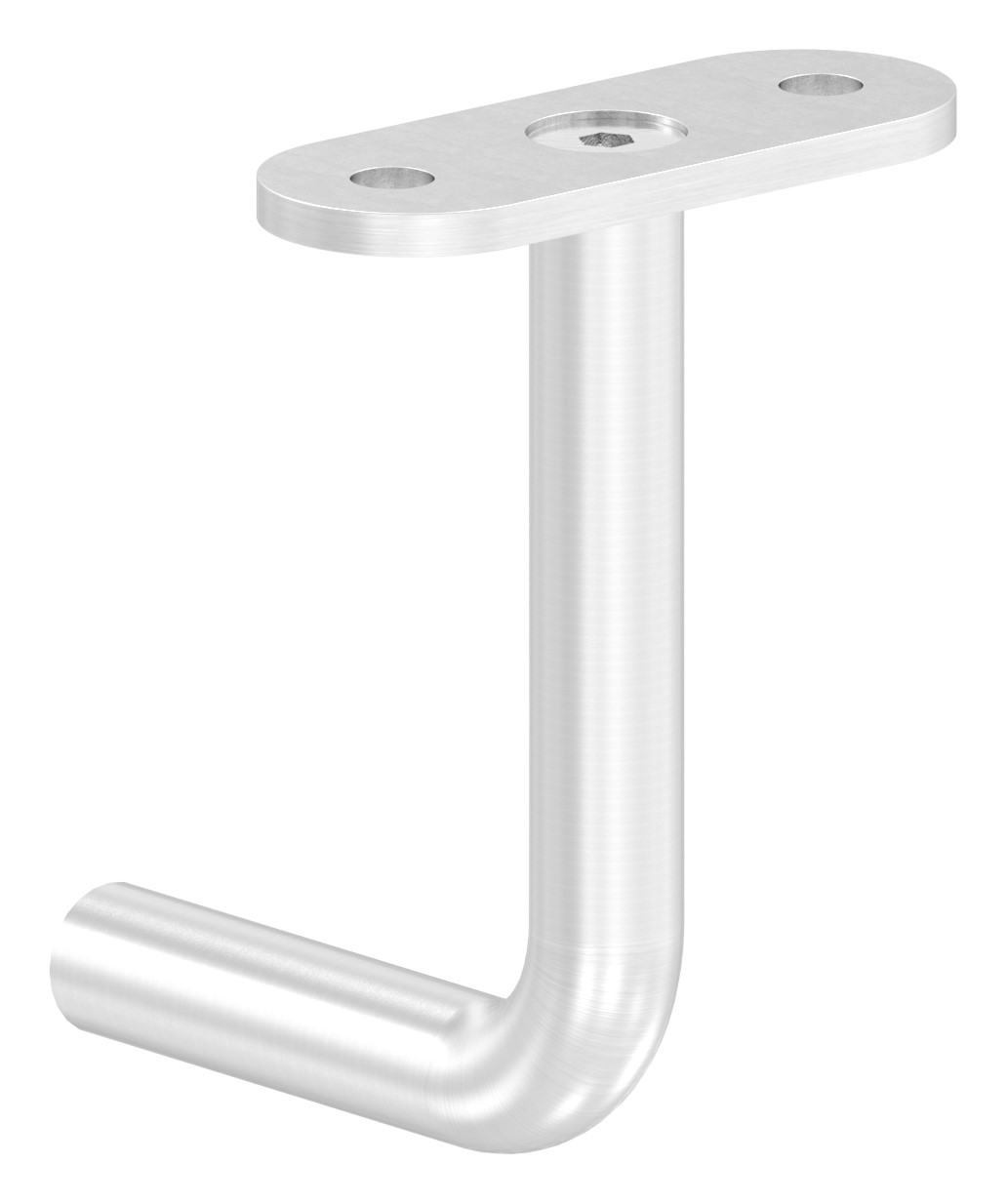 Bügel Ø 12mm mit gerader Handlaufanschlussplatte, V2A