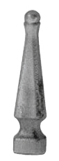 Zaunspitze Ansatz 40x40mm, Höhe 150mm