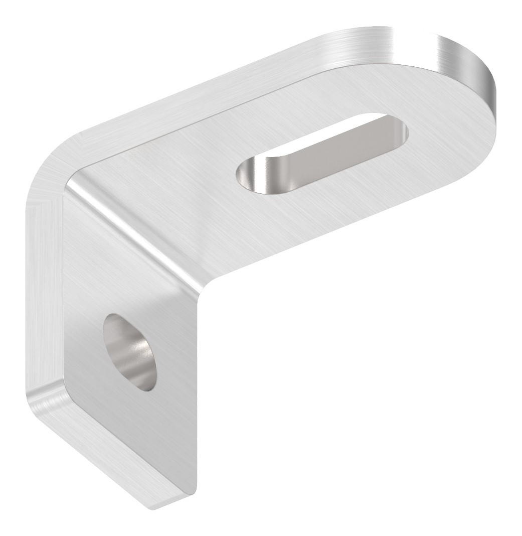 Winkel-Anschweißlasche, 60x40x30x6mm, V2A Winkel-Anschweißlasche, 60x40x30x6mm, V2A