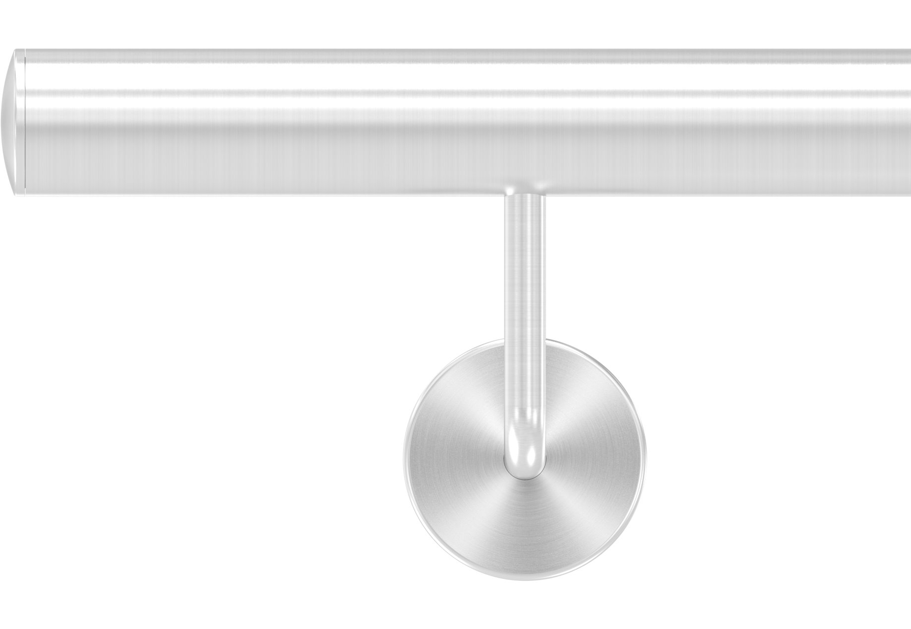 Handlauf, montagefertig, L: 2500mm, V2A