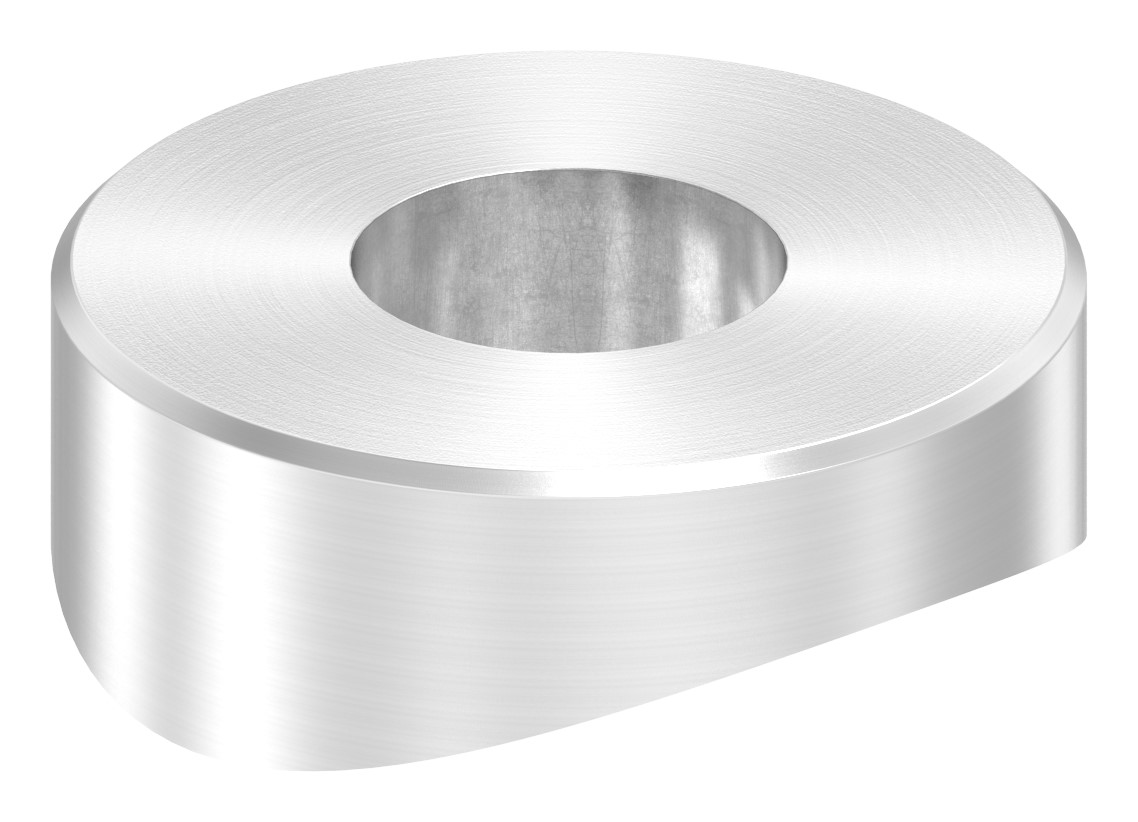 Ausgleichsstück (ohne Senkung) für Rohr 42,4mm, Ø 25mm, V4A