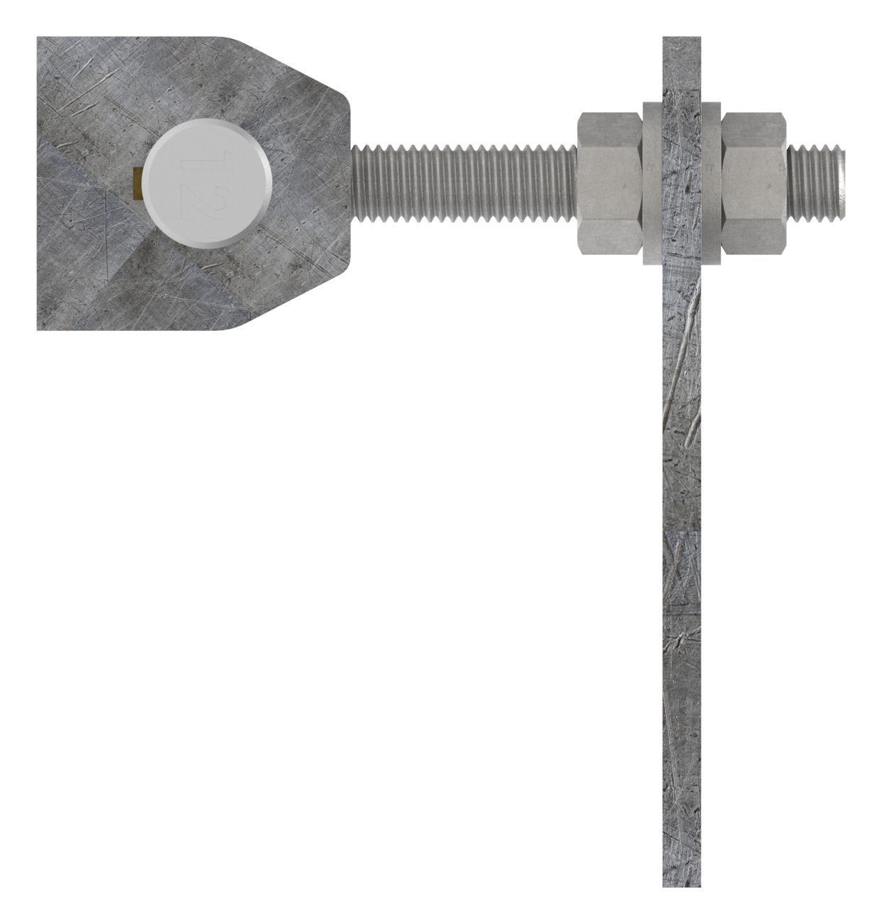 Torband M12, teilverzinkt/feuerverzinkt