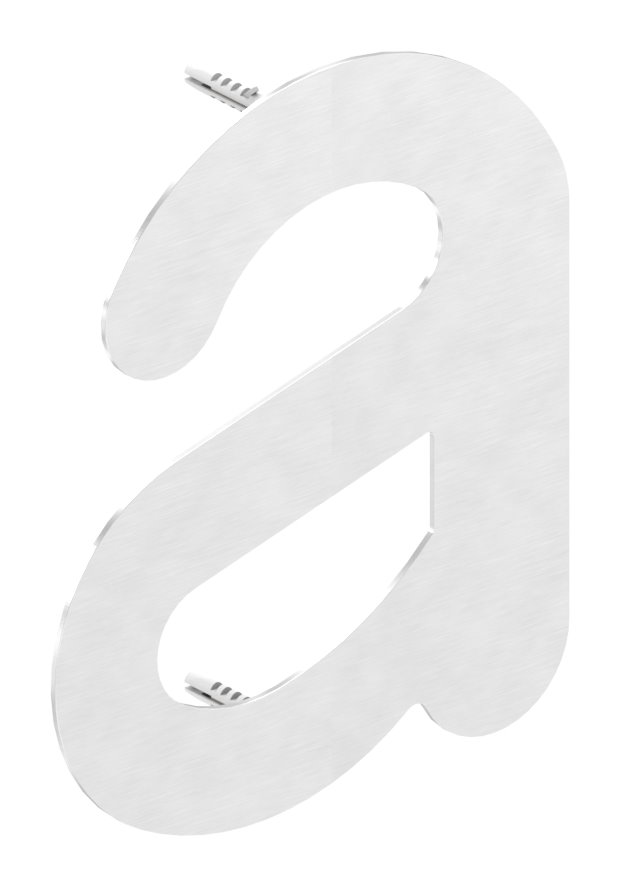 Hausnummer a - "groß", V2A