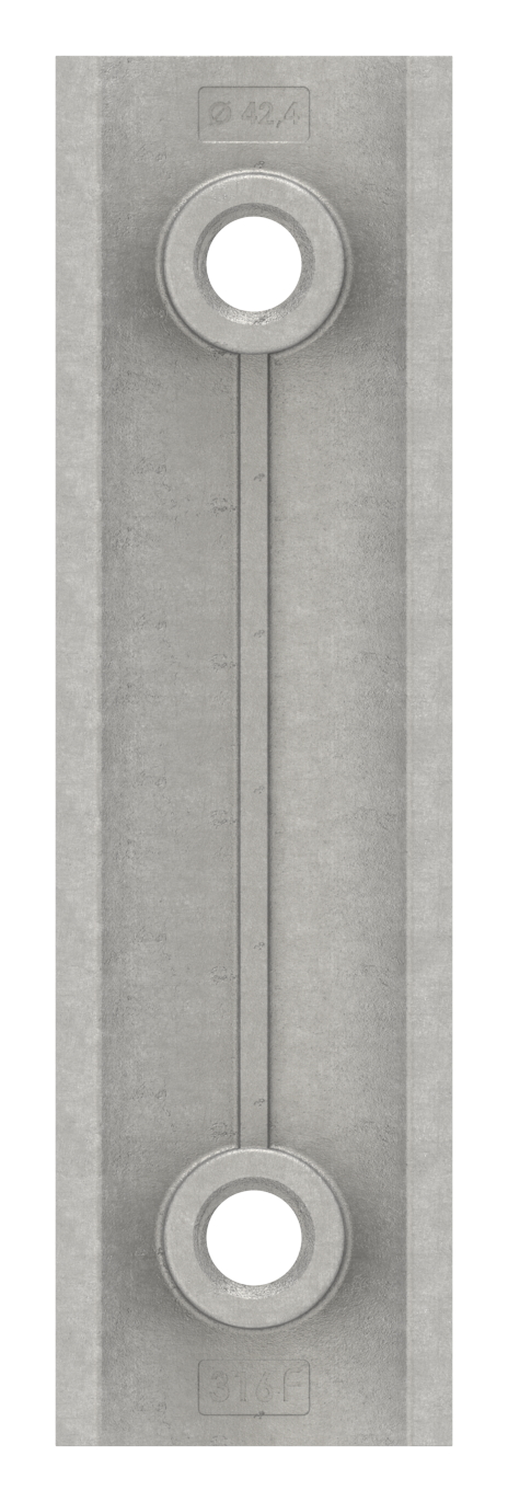 Verstärkungsplatte für Wandbefestigung 50132-V4A, V4A