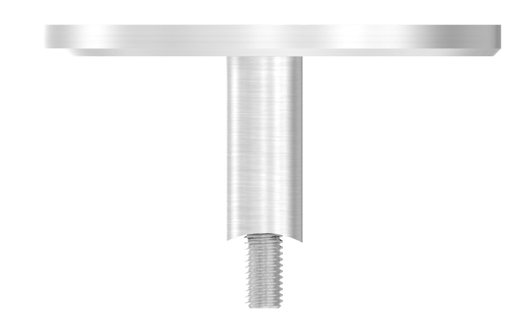 Wandbefestigung für Geländerpfosten 42,4mm, V2A