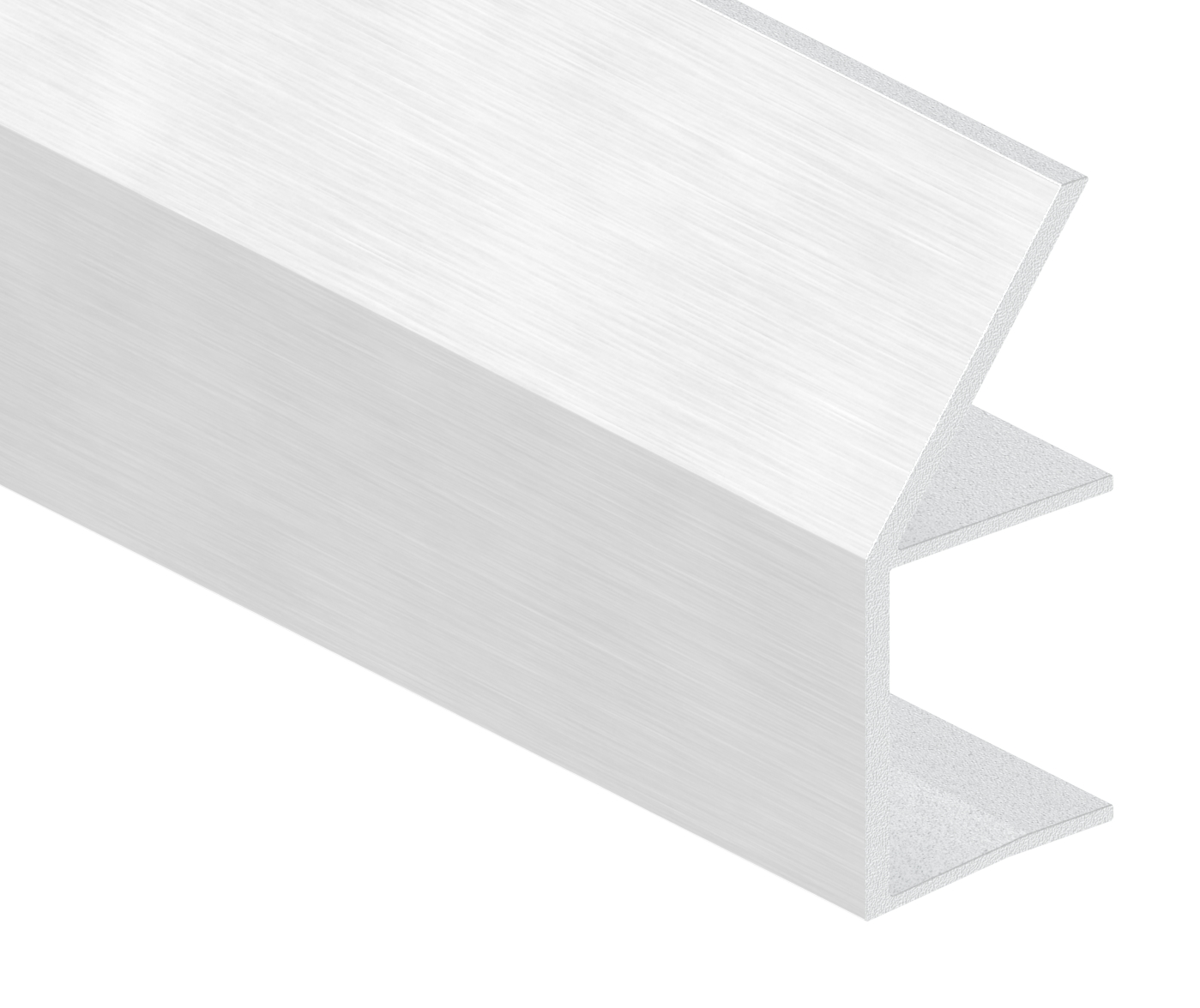 Regenrinne für Vordächer, Glas 21,52mm, L=2200mm, E4/EV1