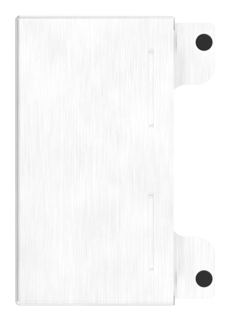 Gegenkasten, mit Edelstahlschließblech, zum Anschweißen, 50mm, V2A