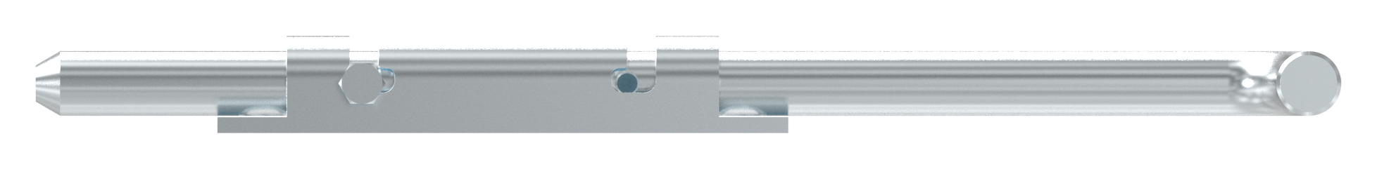 Torriegel zum Anschrauben, L: 300mm, verzinkt