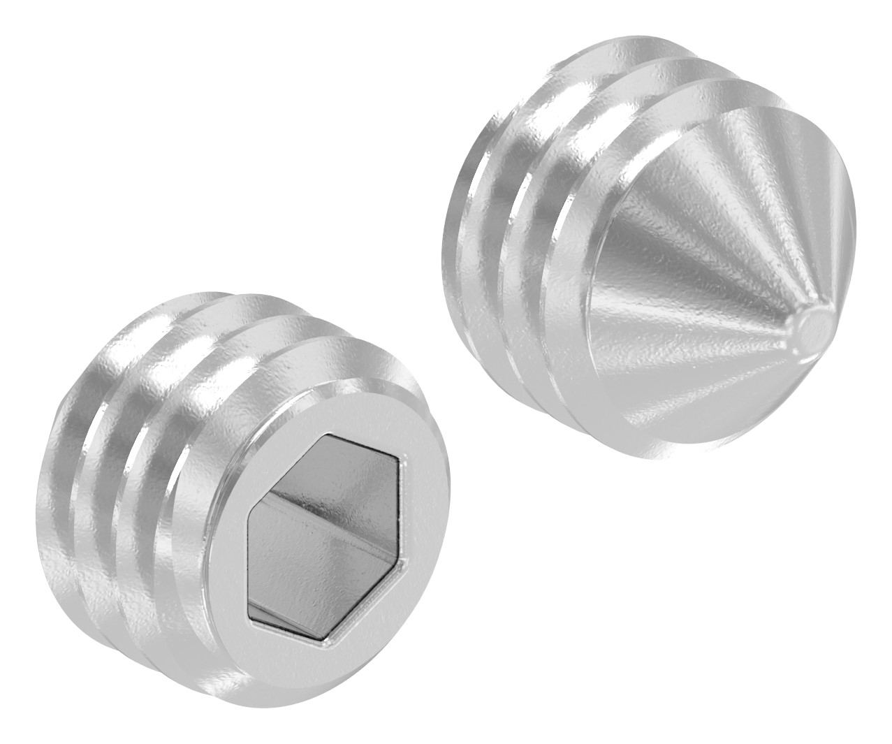 Gewindestift M6x6 , V2A, DIN 914 / ISO 4027