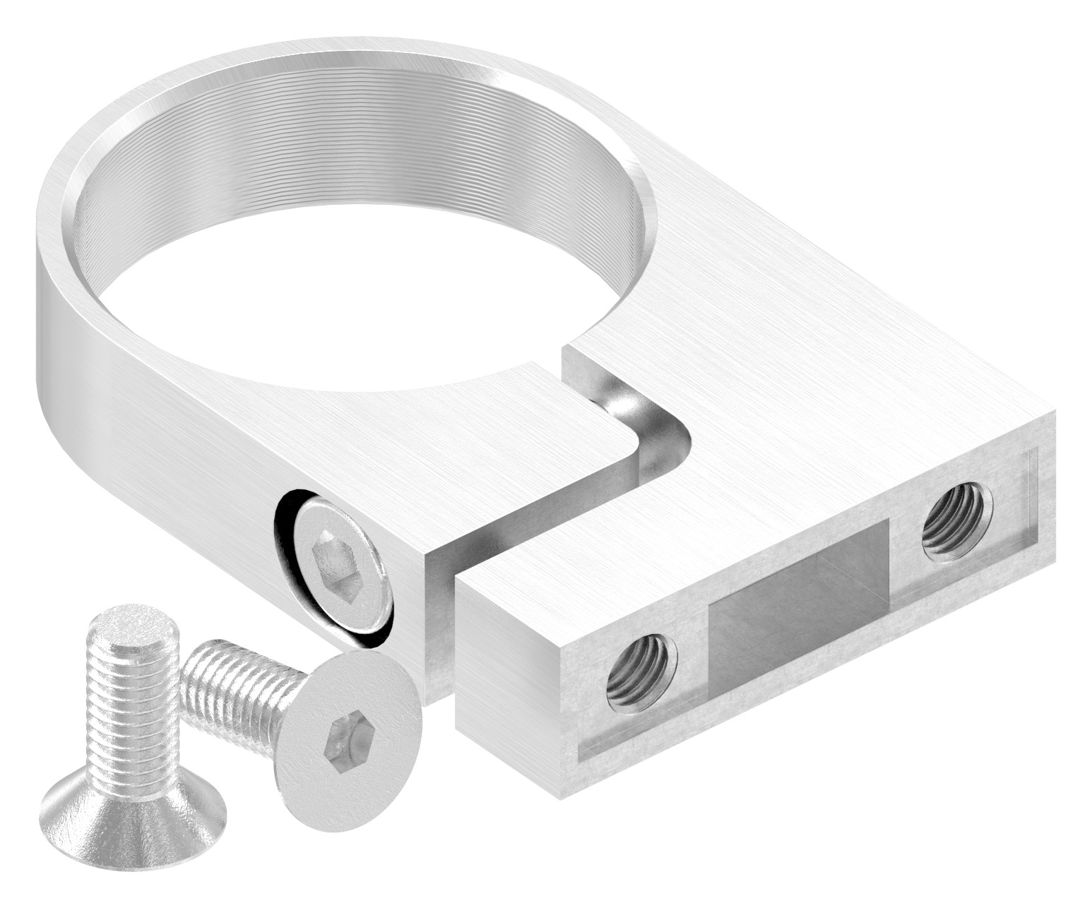 Spannring für Rohr 48,3mm, V2A