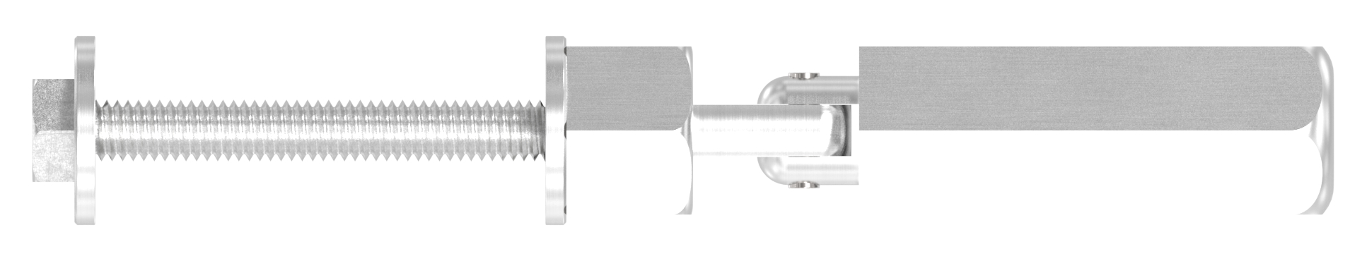 Gewindeterminal zur Selbstmontage, Seil 5mm, V2A