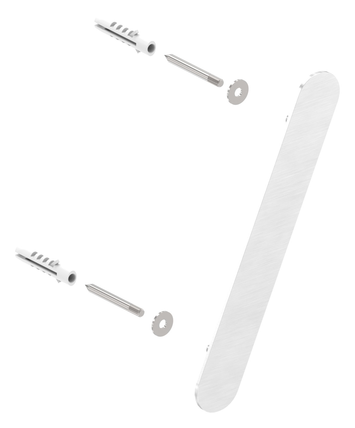 Schrägstrich - "klein", V2A