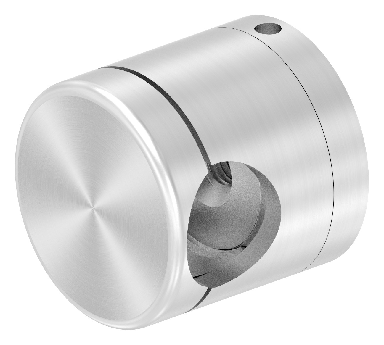 Brenk Grundhalter für Stäbe Ø 20mm, V2A