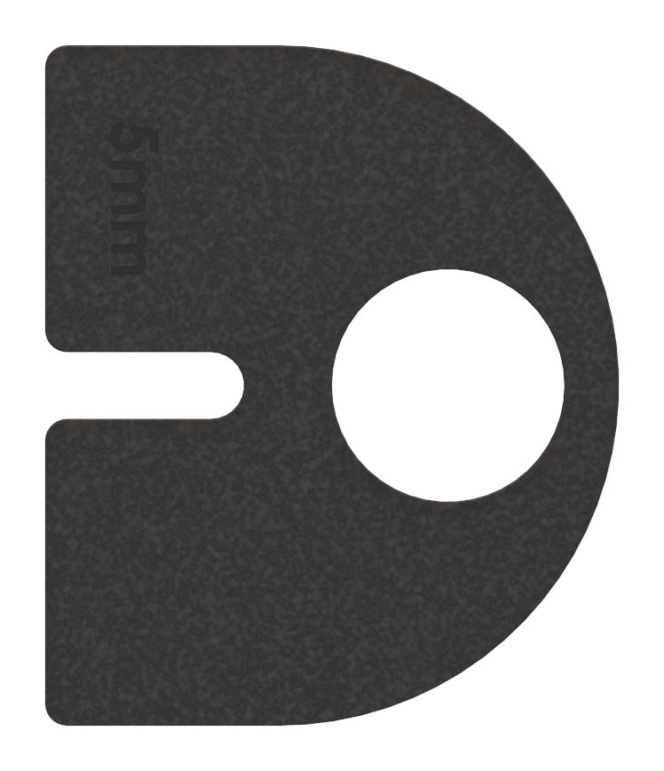 Gummi für Mod. 28, Blech 5mm
