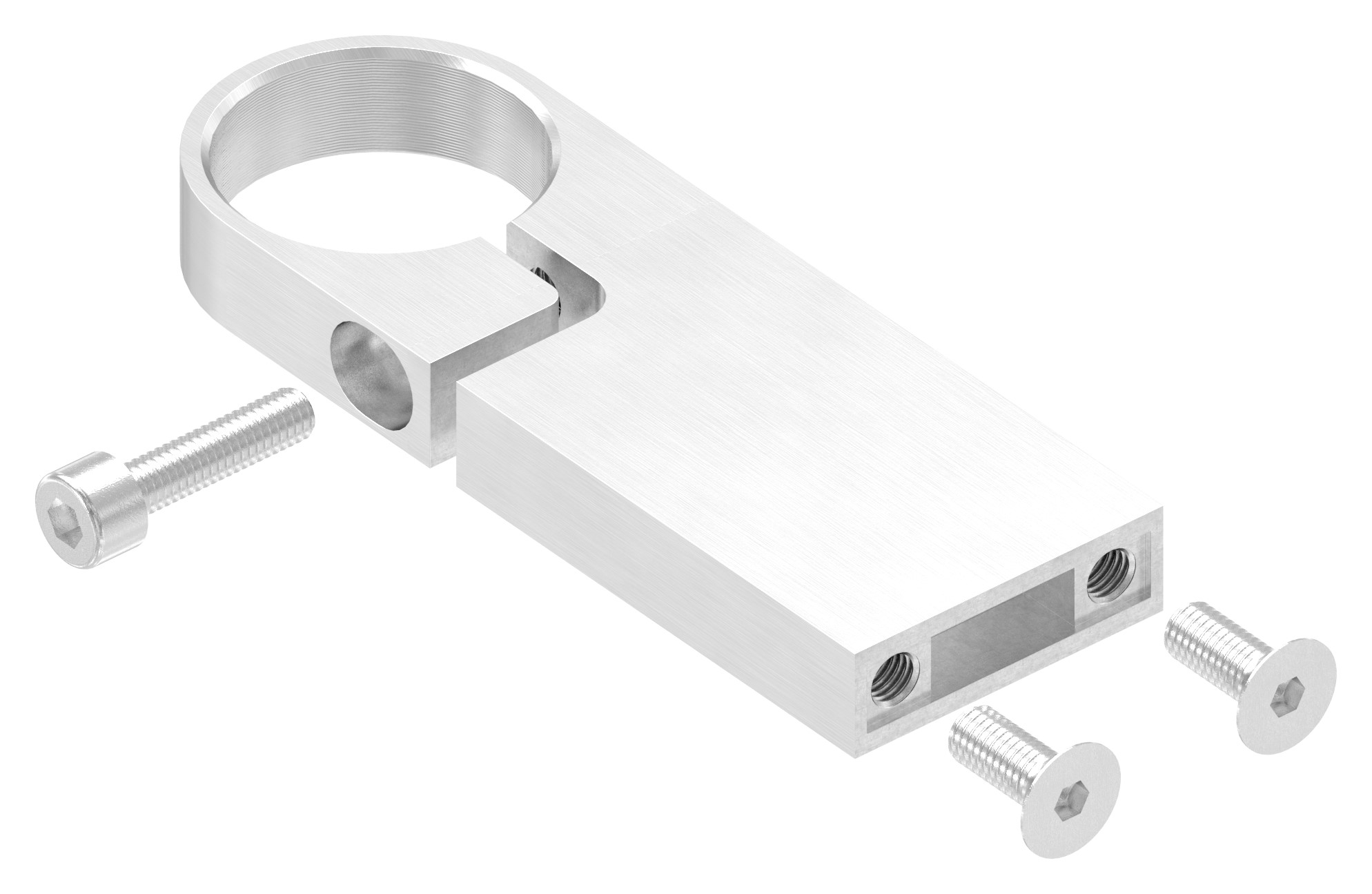 Spannring für Rohr 42,4mm, V2A