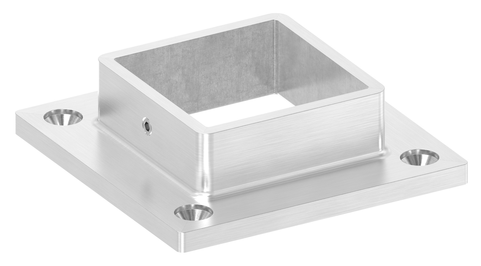 Wand- und Bodenanker, für Rohr 50x50mm, V2A