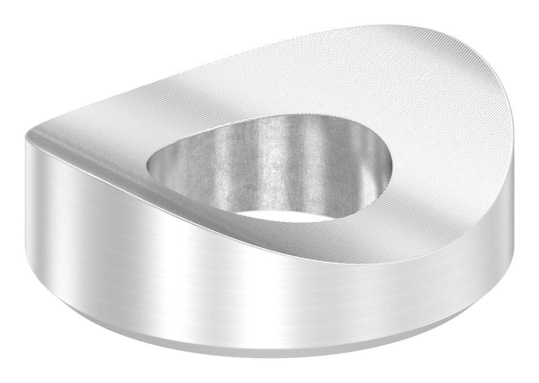 Ausgleichsstück (ohne Senkung) für Rohr 42,4mm, Ø 25mm, V2A