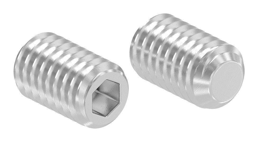 Gewindestift M6x10, V4A, DIN 913 / ISO 4026