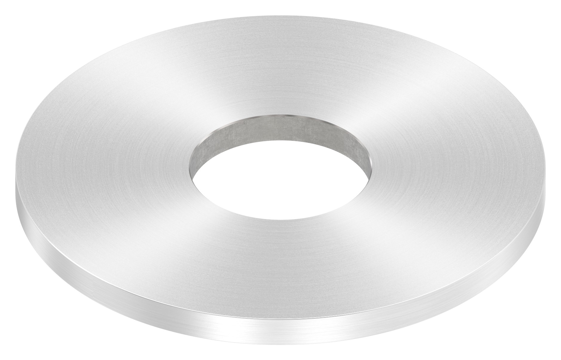 Ankerplatte Ø 100x6mm, mit Rundschliff, V2A