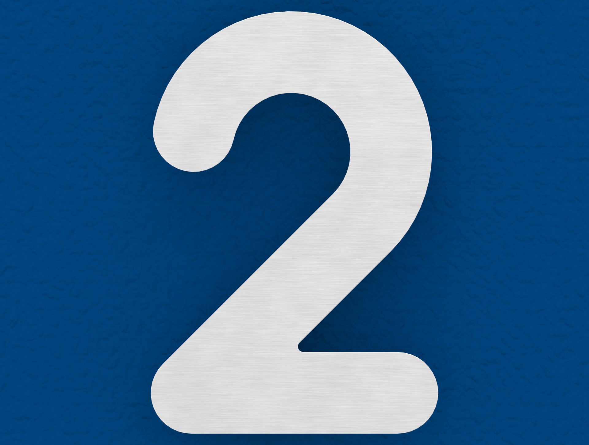 Hausnummer 2 - "klein", V2A