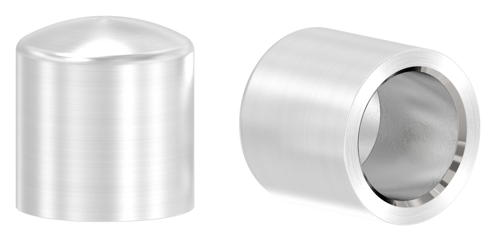 Endkappe für 10mm Rundmaterial, V2A