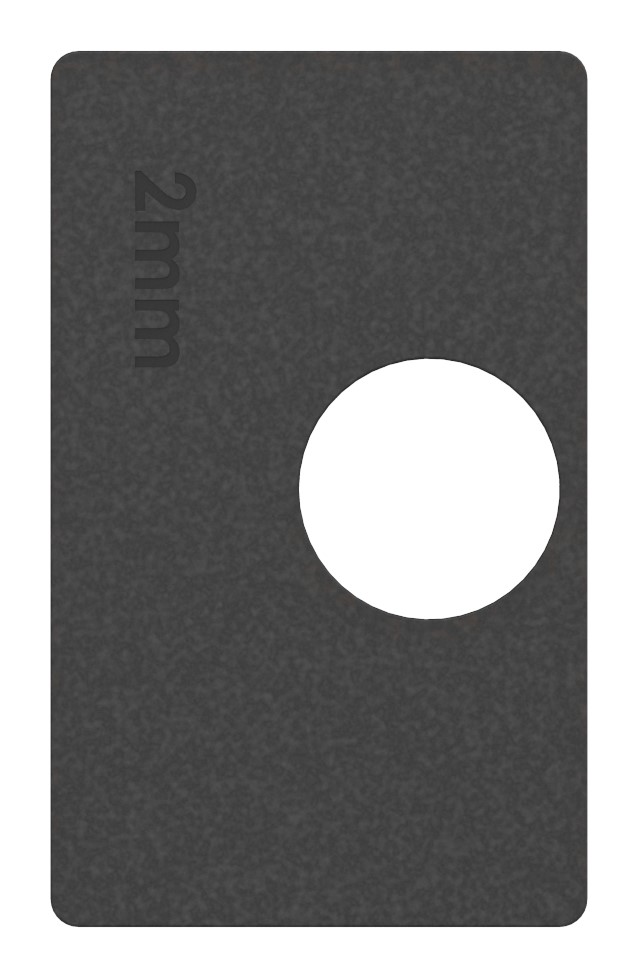 Gummi für Mod. 45, Blech 2,0mm
