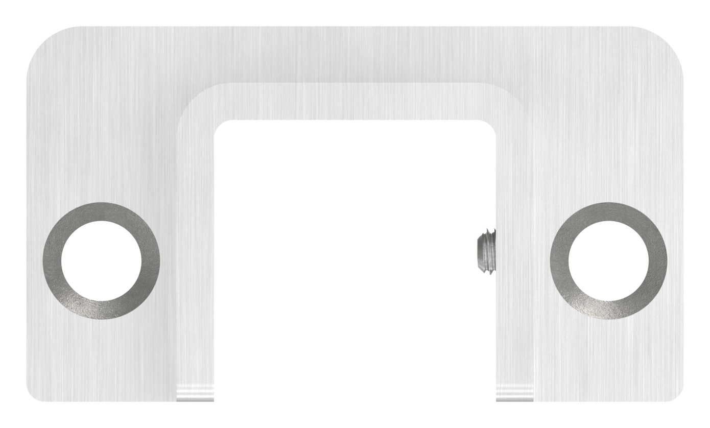 Wandhalterung für Edelstahl-U-Profil 80530-XXX, V2A