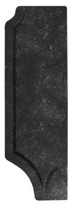 Schlossplatte ungelocht, LI