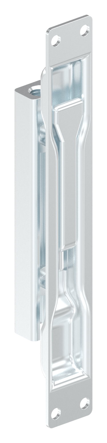 Kantriegel mit Breite 20mm und Gewinde M8, verzinkt