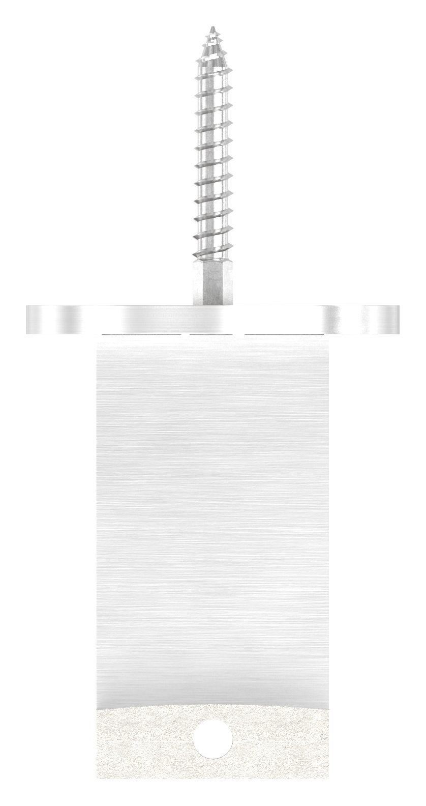 Sensa Design 1, flacher Anschluss, V2A