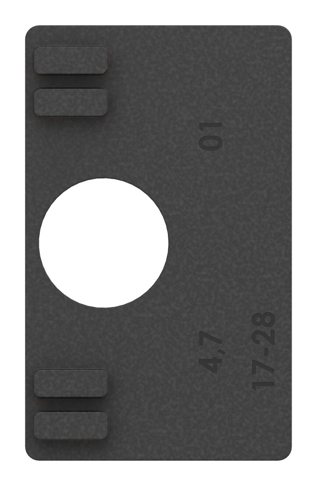 Gummi für Mod. 31, ESG-Glas 6mm Gummi für Mod. 31, ESG-Glas 6mm