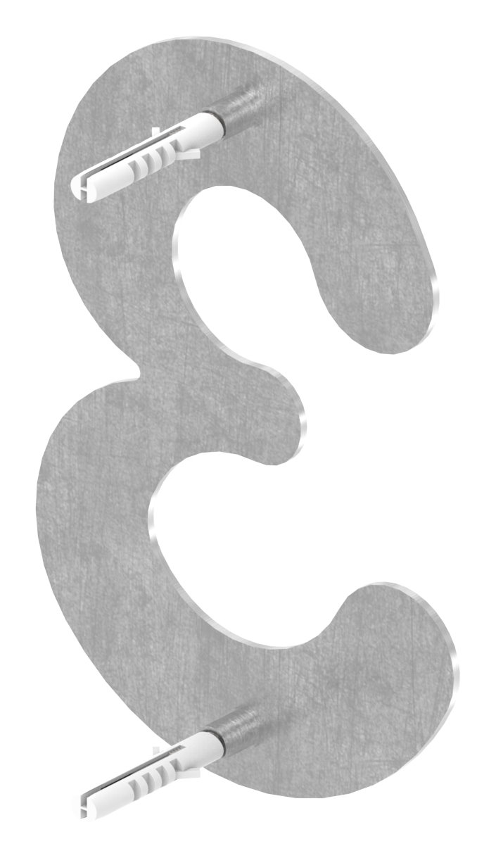 Hausnummer 3 - "klein", V2A