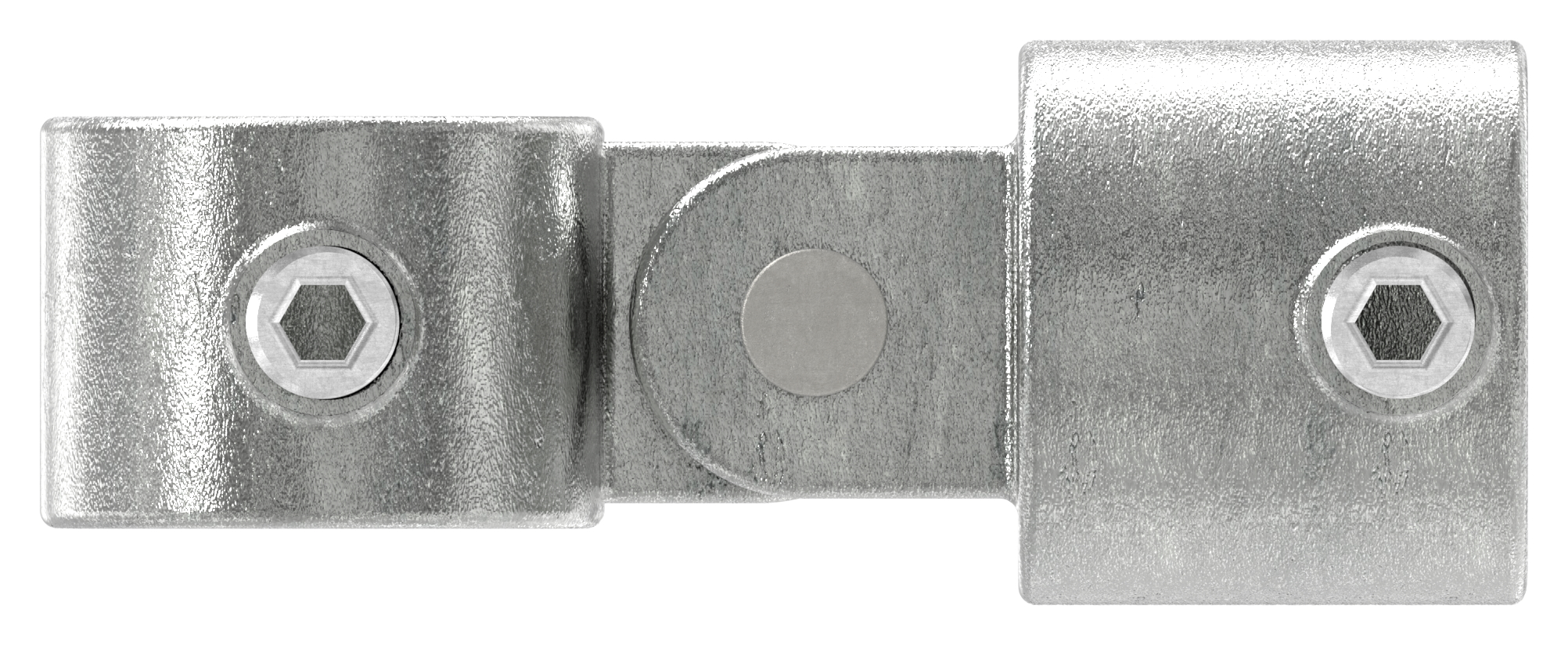 Verbinder, variabel, für Rohr Ø 48,3mm