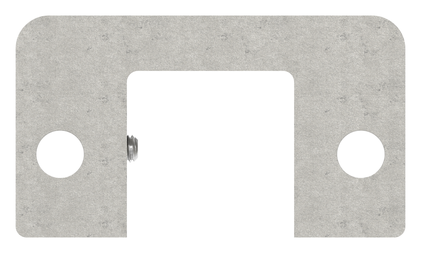 Wandhalterung für Edelstahl-U-Profil 80530-XXX, V2A