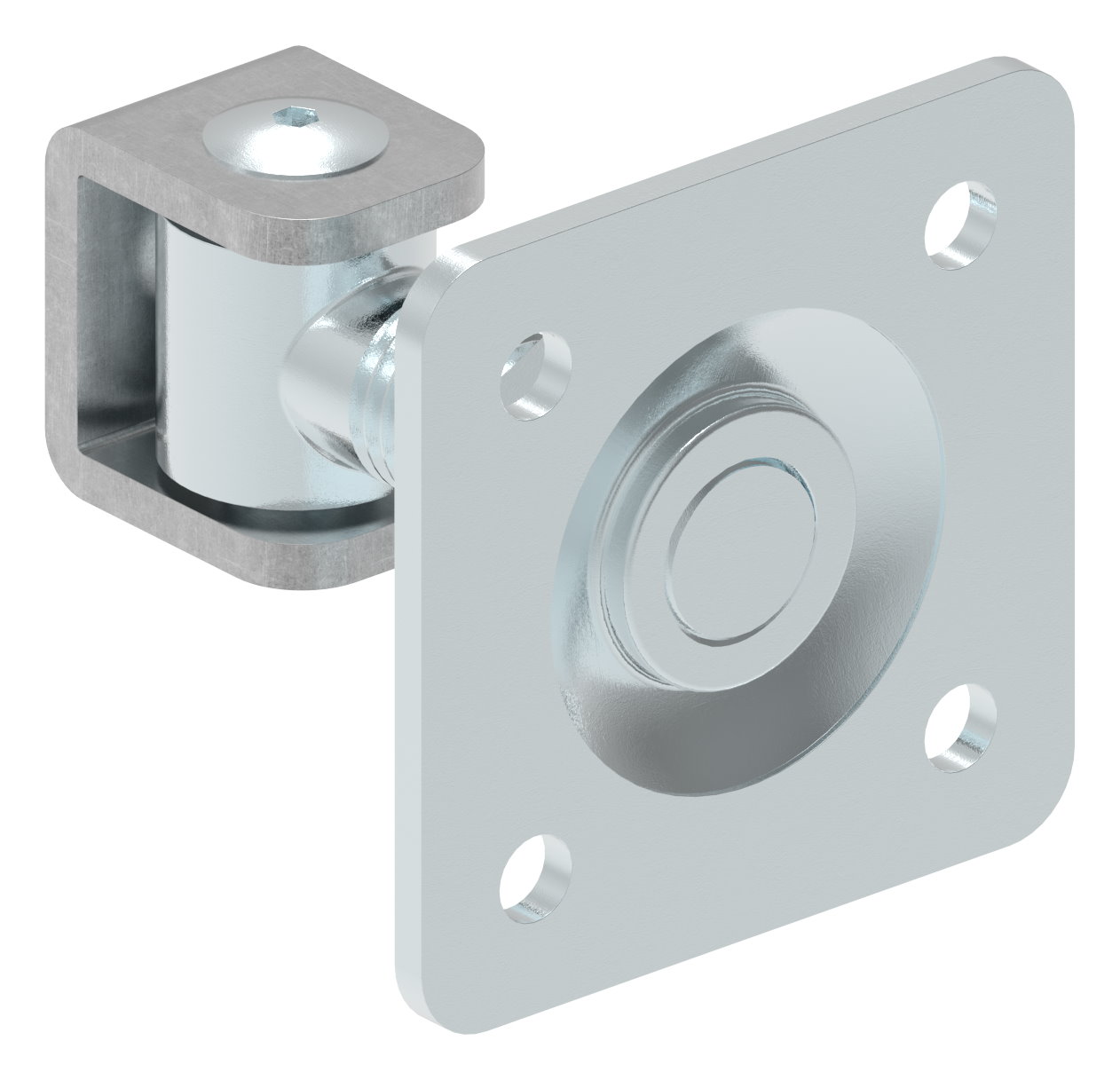 Torband M24 mit verstellbarer Platte, galvanisch verzinkt