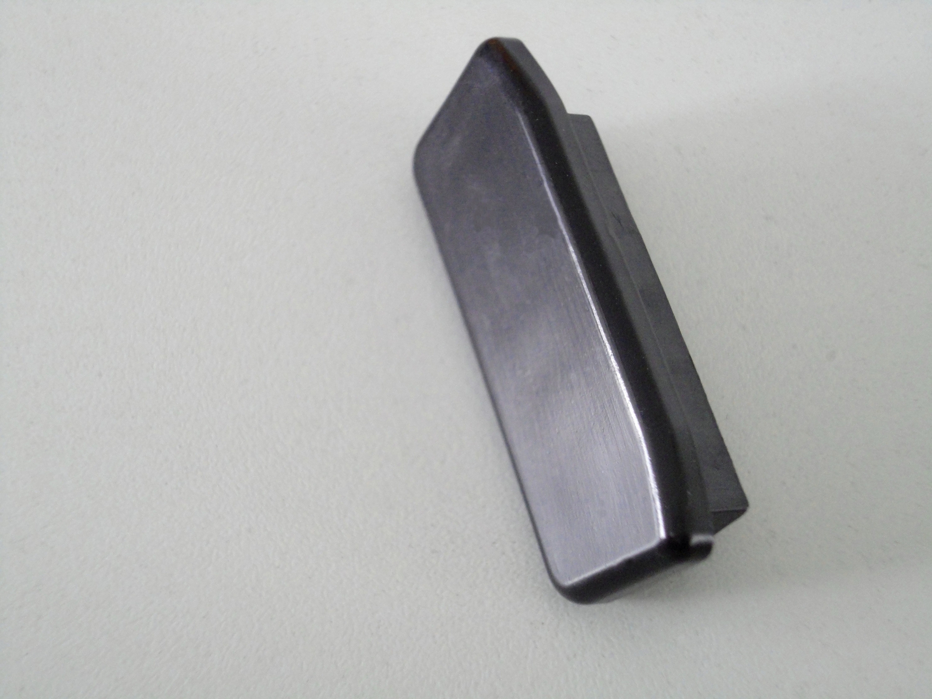 Endkappe für Kunststoffhandlauf für 40x8mm, schwarz