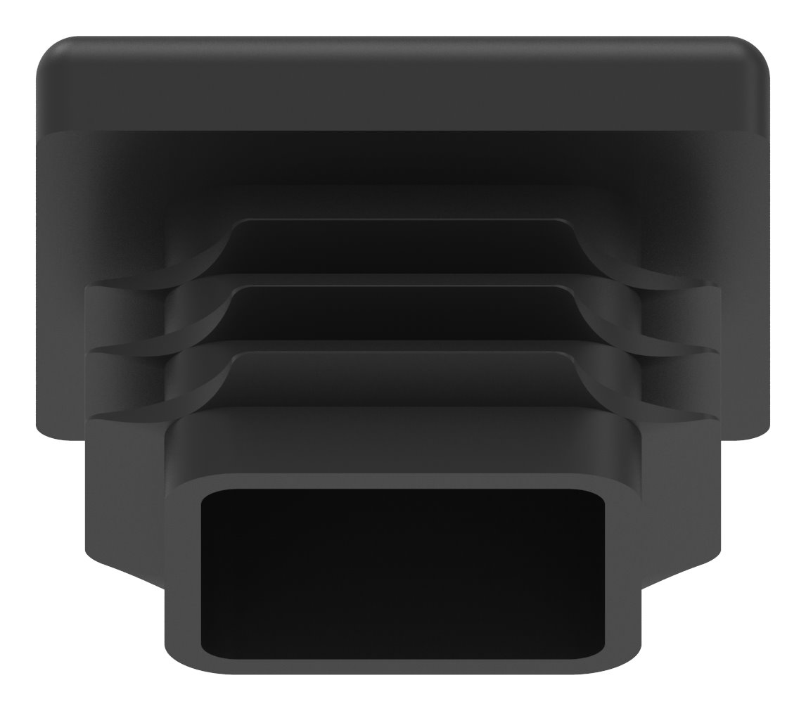 Kunststoffkappe für Quadratrohr 30x30mm