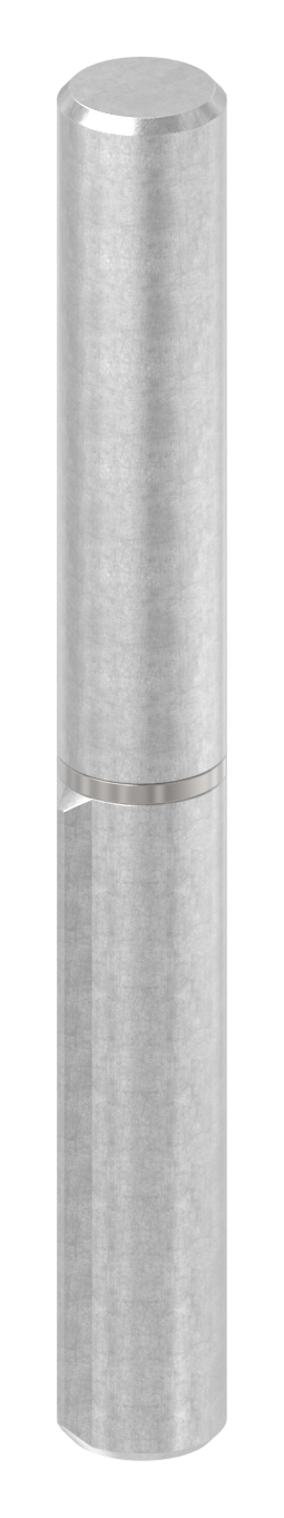 Anschweißband, L: 140mm, mit festem Stift, V2A