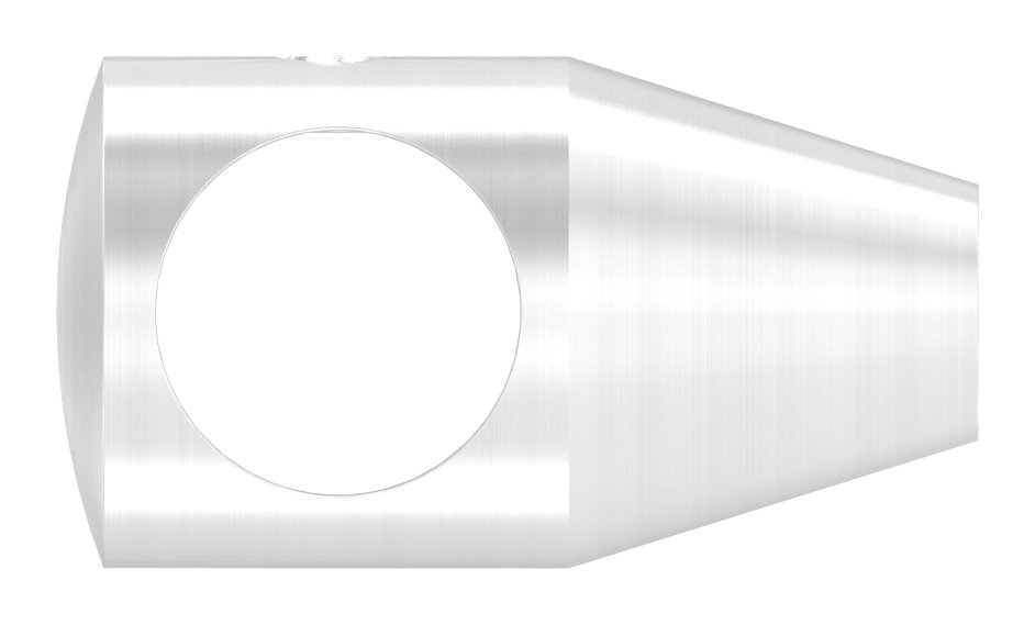 Querstabhalter mit Gewinde M6, Bohrung 14,2mm Bohrung, V2A