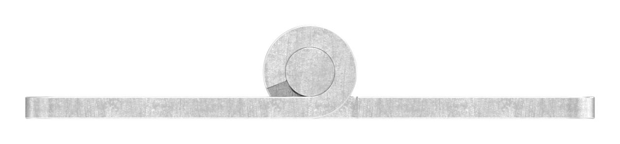 Edelstahl-Scharnier 50x38mm mit festem Zapfen