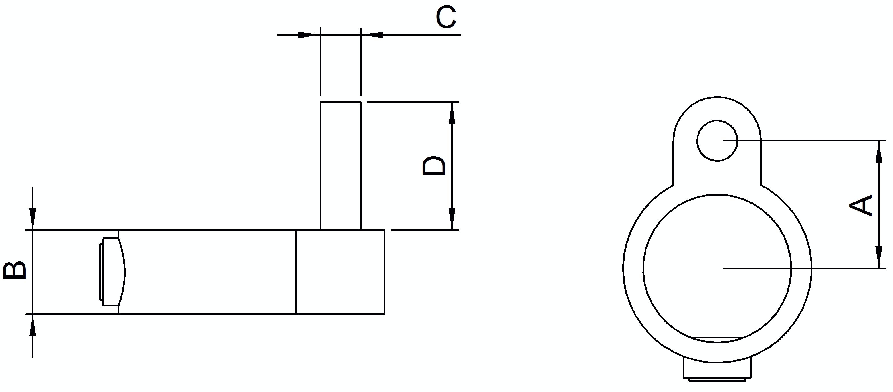 Stellringzapfen, für Rohr Ø 26,9mm
Zapfen 13mm