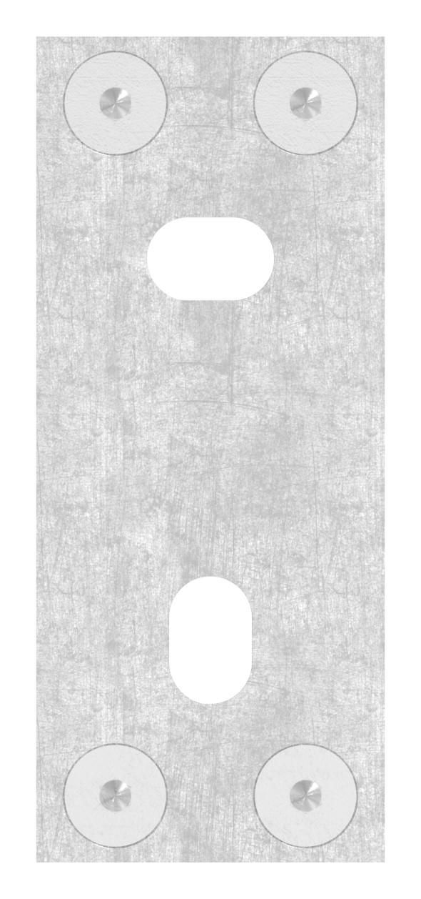 Wandbefestigung für Pfosten 40x40mm, V2A