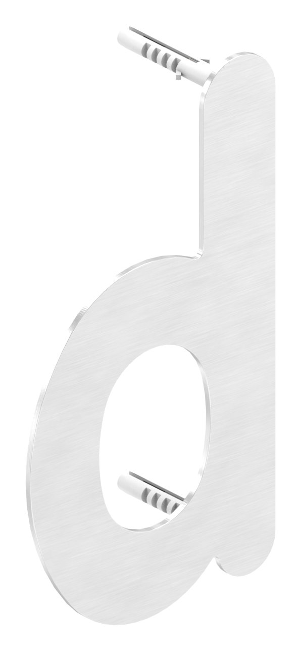 Hausnummer d - "klein", V2A