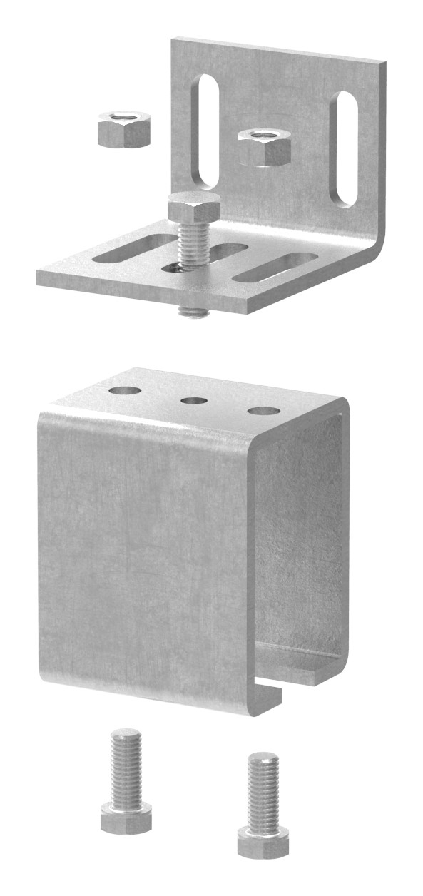 Wandhalterung für Hängetorlaufschienen