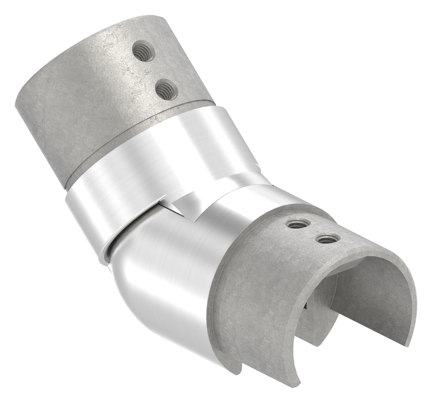 Verbinder flexibel für Nutrohr 48,3mm, V2A Verbinder flexibel für Nutrohr 48,3mm, V2A