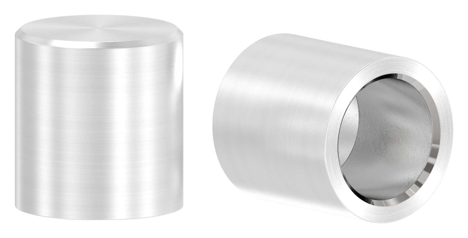 Endkappe für 10mm Rundmaterial, V2A