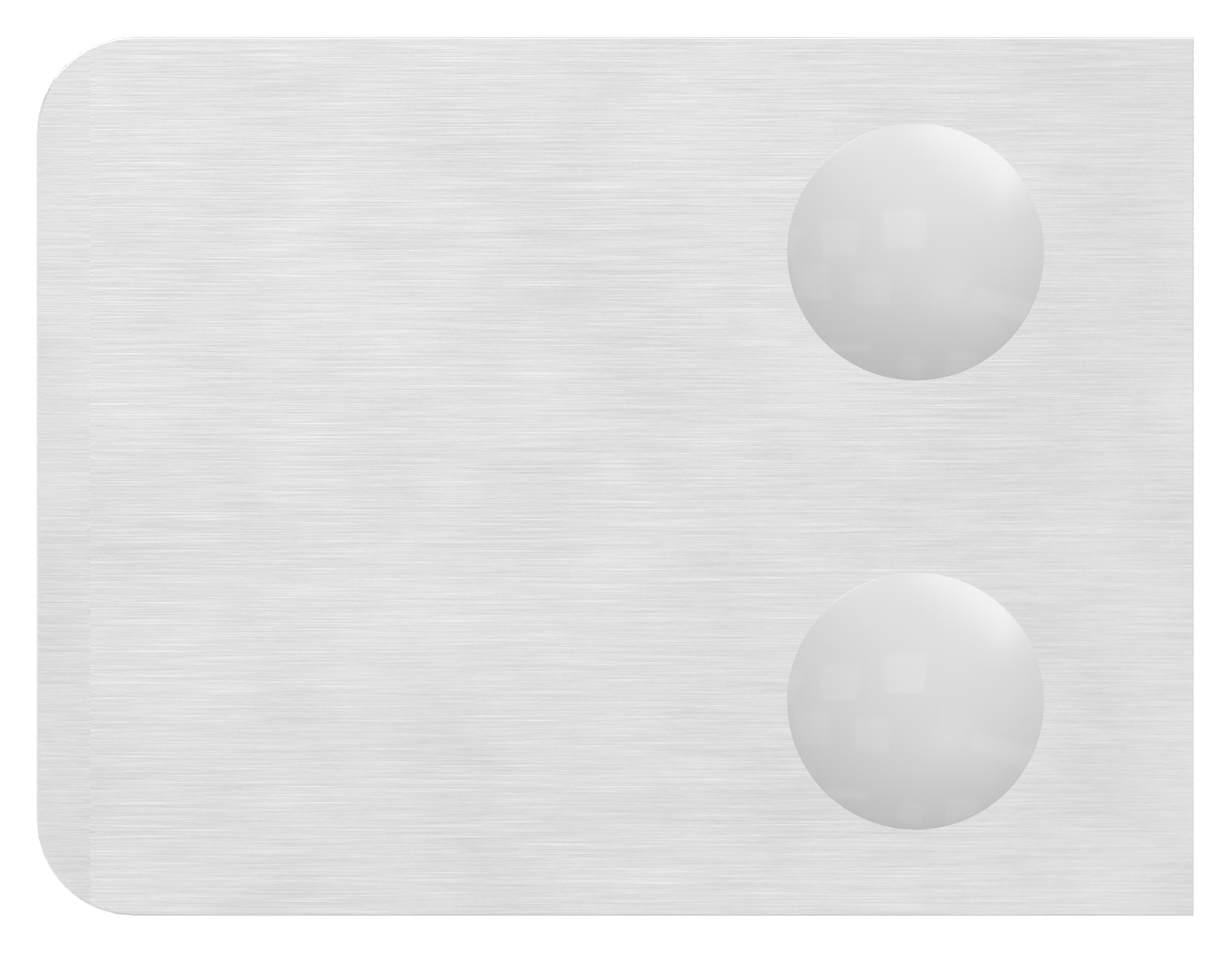 Glasklemme Mod. 36, Anschluss: 48,3mm, in V2A